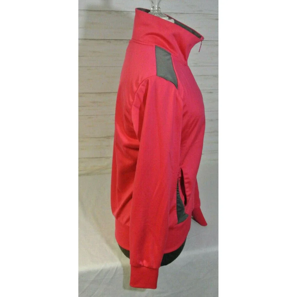 EXC! PUMA Sz. LARGE Women Softshell Fleece Track WARM UP Jacket Coat Running